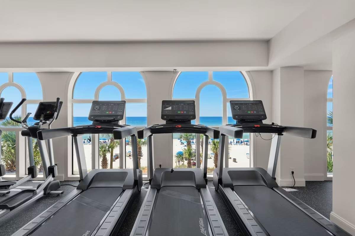 The workout views make working out not so bad!  Updated in 2024.  